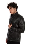 Franko Armondi ERKEK GERÇEK SİYAH DERİ CEKET  PZR-K-697 - 20648 FA9
