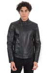 Franko Armondi ERKEK GERÇEK SİYAH DERİ CEKET PZR-K-372 - 20646 FA9