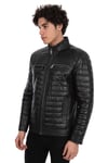 Franko Armondi ERKEK GERÇEK SİYAH DERİ CEKET PZR-K-599 - 20655 FA9