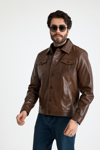 Jean Model Reguler Erkek Deri̇ Ceket  – E24-K-899-Y