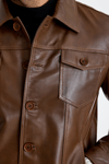 Jean Model Reguler Erkek Deri̇ Ceket  – E24-K-899-Y