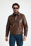 Jean Model Reguler Erkek Deri̇ Ceket  – E24-K-899-Y