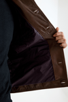 Jean Model Reguler Erkek Deri̇ Ceket  – E24-K-899-Y
