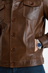 Jean Model Reguler Erkek Deri̇ Ceket  – E24-K-899-Y