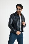 Jean Model Reguler Erkek Deri̇ Ceket – E20-K-899-Y