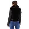 Kadın Gerçek Deri Klasik Biker Ceket Siyah BK-930-20053 FA5