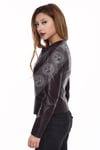 Women's Genuine Leather Classic Coat Claret Red BK-925-18579