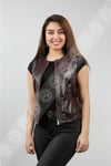 Men's Genuine Leather Sport Coat Brown K-133-17568