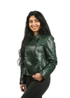 Kadın Gerçek Deri Spor Luxury Mont Komple  Yeşil bk-382-19135 FA2