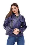 Kadın Gerçek Deri Spor Oversize Mont Parliament BK-1612 -20114 FA5