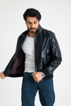 Klasik Reguler Erkek Deri̇ Ceket – E30-KD-K-629-24219