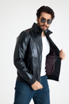 Klasik Reguler Erkek Deri̇ Ceket – E32-KD-K-700