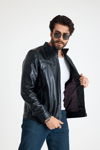 Klasik Reguler Erkek Deri̇ Ceket  – E33-KD-K-750-24213