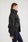 Oversize Bayan Deri Ceket (Kısa) – VB-22-BK-2847-24114