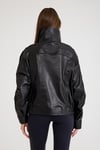 Oversize Bayan Deri Ceket (Kısa) – VB-22-BK-2847-24114