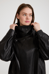 Oversize Bayan Deri Ceket (Kısa) – VB-22-BK-2847-24114