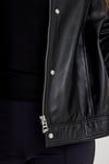 Oversize Bayan Deri Ceket – VB-12-BK-2828-24083