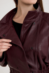 Oversize Bayan Deri Ceket – VB-15-BK-2808-24039