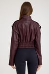 Oversize Bayan Deri Ceket – VB-15-BK-2808-24039