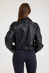 Oversize Bayan Deri Ceket – VB-16-BK-2796-24024