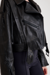 Oversize Bayan Deri Ceket – VB-16-BK-2796-24024