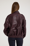 Oversize Bayan Deri Ceket – VB-18-BK-2854-24177