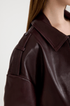 Oversize Bayan Deri Ceket – VB-18-BK-2854-24177