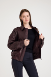 Oversize Bayan Deri Ceket – VB-18-BK-2854-24177