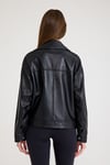 Oversize Bayan Deri Ceket – VB-23-BK-2143-22609