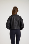 Oversize Bayan Deri Ceket – VB-24-BK-2797-24023
