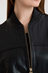 Oversize Bayan Deri Ceket – VB-5 BK-2785 - 24038