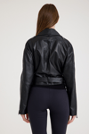Oversize Biker Bayan Deri Ceket – VB-8 BK-2518 - 23350