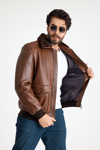 Pi̇lot Model Erkek Deri̇ Ceket  – E11-KLJ-2071