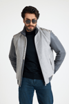 Pi̇ton Konbi̇nli̇ Erkek Deri̇ Ceket  – E37-KD-K-824