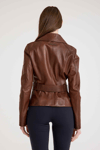Regular Biker Bayan Deri Ceket – VB-7 BK-1653 - 20303