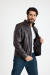 Regular Erkek Deri̇ Ceket – E8-K-2911