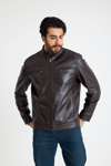 Regular Erkek Deri̇ Ceket – E8-K-2911