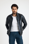 Spor Erkek Deri̇ Ceket  – E67-K-133-24049