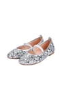 Chica Magica Maribel Silver Pullu Lastikli Babet