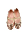 Chica Magica Maribel Gold Pullu Lastikli Babet
