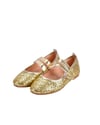 Chica Magica Love Kalp Cırtlı Gold Glare Babet