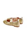 Chica Magica Love Kalp Cırtlı Gold Glare Babet