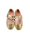 Chica Magica Love Kalp Cırtlı Gold Glare Babet