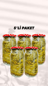 Kuru Basım Yaprak 5x1  (1 kg lik cam kavanoz-net 400-450 gr yaprak,toplam 5 adet)