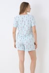 Bianca Charm Kısakol Şortlu Yeşil Pijama Takımı