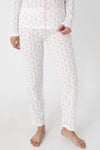Catherine Basic Uzunkol %100 Pamuk Kadın Pembe Pijama Takımı