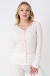 Catherine Basic Uzunkol %100 Pamuk Kadın Pembe Pijama Takımı