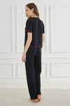 Cute Shapes Detay Kısakol Kadın Turkuaz Pijama Takımı