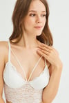 Dantelli Desteksiz Bralet Takım