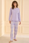 Early Happen %100 Pamuk Uzunkol Kadın Pembe Pijama Takımı